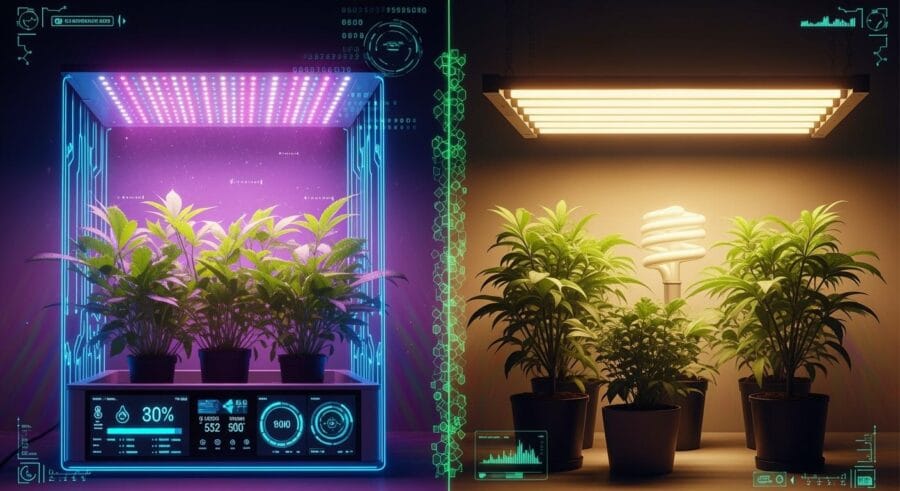LED Grow Lamps Versus Traditional Lights Which Is Best for Your Plants