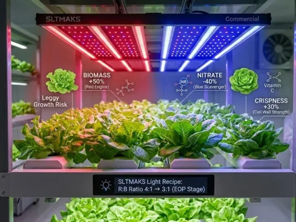 red to blue light ratio