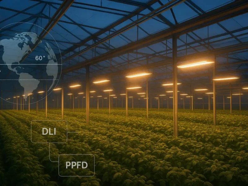 Greenhouse supplemental lighting calculations